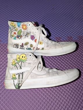 vans skate sk8 hi twisted positivity grey tie dye skate shoes